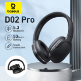 אוזניה אלחוטית Over-Ear Baseus D02 Pro